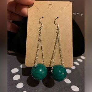 Cute handmade sterling silver earrings, NWOT